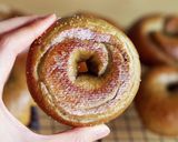 ほうじ茶マロンチョコベーグル作り方10写真