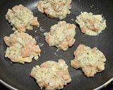 新玉と鶏肉の落とし焼き作り方4写真