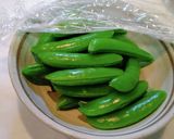 簡単スナップえんどうレンジでチン！作り方1写真