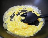 子どもも食べれる味付け！ふわたまエビチリ作り方4写真