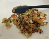 ゴロっとじゃがいもと大豆ミートのオムレツ作り方4写真