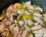 鶏肉とエビと野菜の簡単アヒージョ作り方4写真
