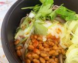 納豆ぶっかけ冷やし蕎麦作り方4写真