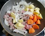 ひき肉じゃが(カレー風味)作り方4写真