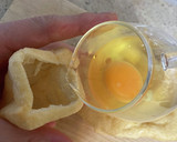 卵と油揚げの巾着煮　簡単作り方1写真