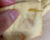 卵と油揚げの巾着煮　簡単作り方3写真