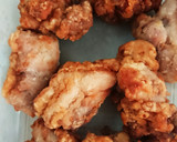 鶏の唐揚げと茄子とトマトのポン酢和え作り方8写真