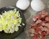 塩豚炒飯☆簡単甘酢ダレミートボールお弁当作り方1写真