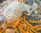 野菜も肉も茹でてからの甘酢炒め作り方1写真