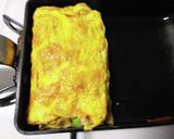 筍と椎茸の甘辛卵焼き…と彩り混ぜご飯作り方6写真
