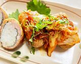 肉巻きおにぎり♪キムチ味☆切り落し肉だよ作り方7写真