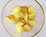 たこと新じゃがのにんにく醤油いため作り方3写真