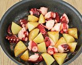 たこと新じゃがのにんにく醤油いため作り方11写真