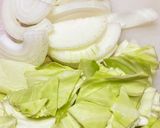 野菜たっぷり、ぶっかけうどん作り方1写真