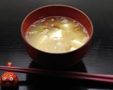 山形県産なめことパック豆腐のみそ汁作り方8写真