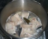 ぶりのアラと大根の煮物＆煮汁炊き込みご飯作り方3写真