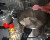 ぶりのアラと大根の煮物＆煮汁炊き込みご飯作り方4写真