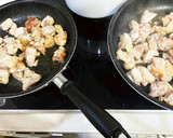 鶏ももと厚揚げのニンニク生姜炒め作り方3写真