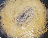エビと青のりのトマトクリームパスタ作り方3写真