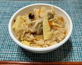 蒸し器で 山菜おこわ もち米作り方18写真