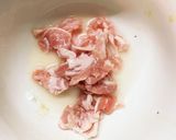 さっぱりきな粉生姜味豚こま大根青椒肉絲風作り方1写真