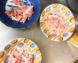 さっぱりきな粉生姜味豚こま大根青椒肉絲風作り方3写真