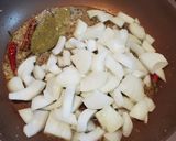 鶏肉とジャガイモの香菜ヨーグルトカレー作り方7写真