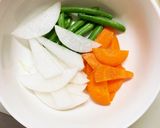 肉無チクワ洋風きな粉味噌麻婆味野菜炒め作り方4写真