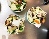 肉無チクワ洋風きな粉味噌麻婆味野菜炒め作り方11写真