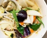 肉無チクワ洋風きな粉味噌麻婆味野菜炒め作り方14写真