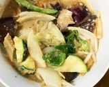 肉無チクワ洋風きな粉味噌麻婆味野菜炒め作り方18写真