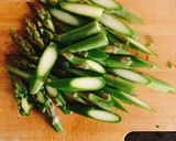 アスパラと鶏ささみの塩麹焼き作り方1写真
