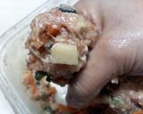 【弁当】野菜入り肉団子とごま油野菜炒め作り方6写真