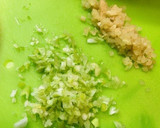 ＊もろみのチカラでえびとカブの茎炒め＊作り方5写真