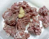 【弁当】野菜入り肉団子とごま油野菜炒め作り方3写真