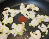 ＊もろみのチカラでえびとカブの茎炒め＊作り方6写真