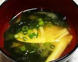 夫の好きな竹の子のお味噌汁作り方20写真
