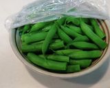 インゲンをチンして、温野菜作り方2写真