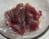 薬味たっぷり！かつおのマヨぽんサラダ作り方1写真
