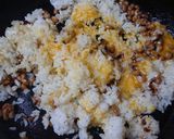 梅しそ納豆チャーハン作り方3写真