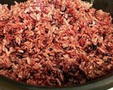 炊飯器で通常炊き☆古代米(黒米)ごはん作り方4写真