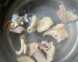 豚モツとそら豆のトマト煮作り方1写真