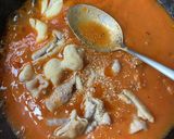豚モツとそら豆のトマト煮作り方2写真