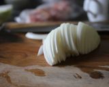 豚肉少ないけど新玉で強気で生姜焼き作り方10写真