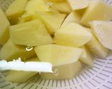 大人のいぶりがっこポテトサラダ作り方1写真
