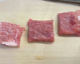 レンチン！豚肉ともやしのピリ辛重ね蒸し作り方1写真