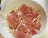 レンチン！豚肉ともやしのピリ辛重ね蒸し作り方4写真