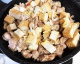 鶏ももと厚揚げのニンニク生姜炒め作り方6写真