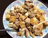 鶏ももと厚揚げのニンニク生姜炒め作り方9写真