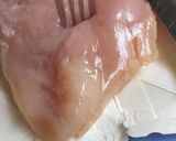 鶏むね肉の海苔巻きカレー唐揚げ作り方1写真